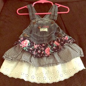 Oshkosh overall dress